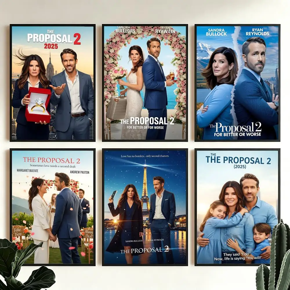 movie The Proposal Poster Poster HD Printing Modern Minimalist Style for Home Decor for Bedrooms Home home office Gift