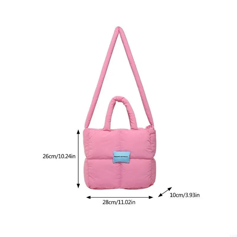 

Functional Puffer Bag For Women Spacious Shoulder Crossbody Bags For Convenience In Travel Shopping And Daily Commute 547A