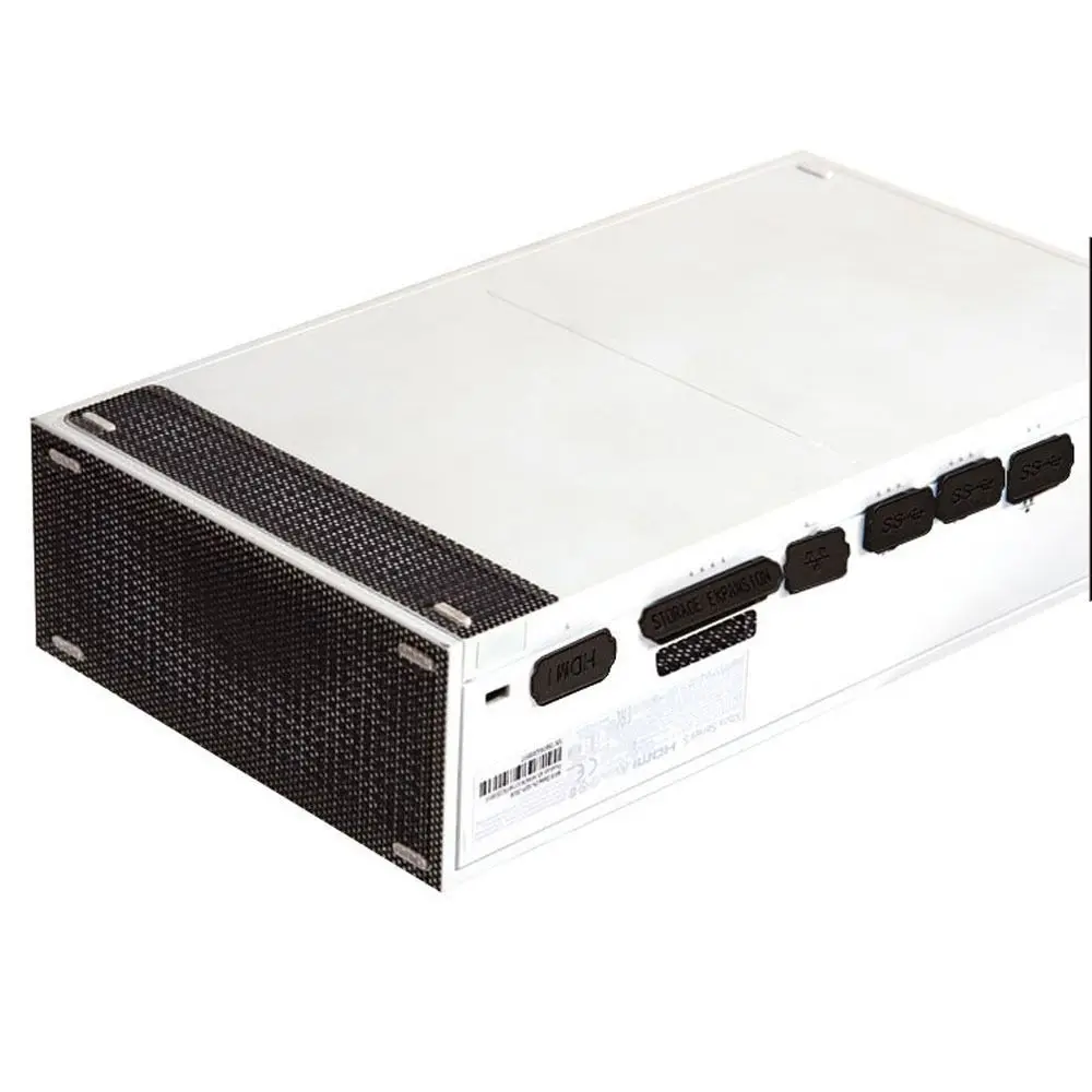 Dustproof For Xbox Series X/S Game Console Dust Cover Anti-dust Jacks Mesh Filter Console Dust Plug For Xbox Series X/S