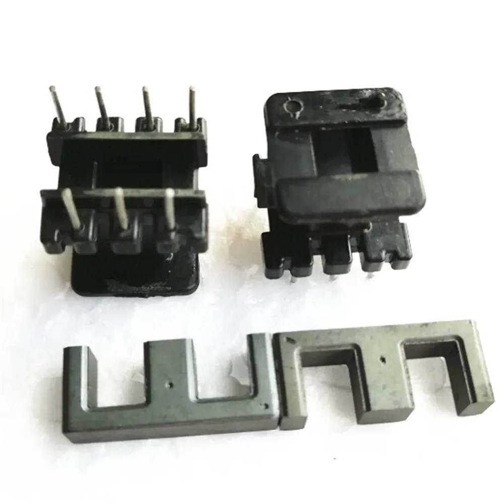 high frequency transformer EE19 ferrite  core  and vertical bobbin DIP 4+3pins  20set/lot free shipping