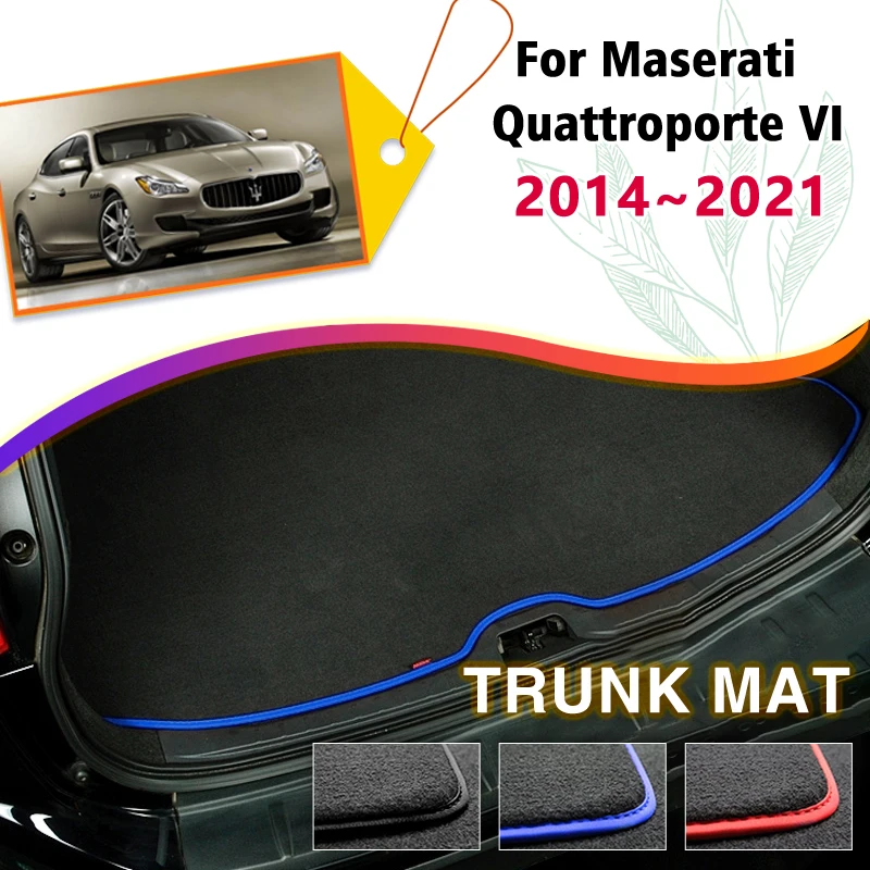 

Rear Trunk Mat For Maserati Quattroporte VI M156 2014~2021 Boot Cargo Liner Tray Trunk Luggage Floor Carpet Pad Auto Accessories