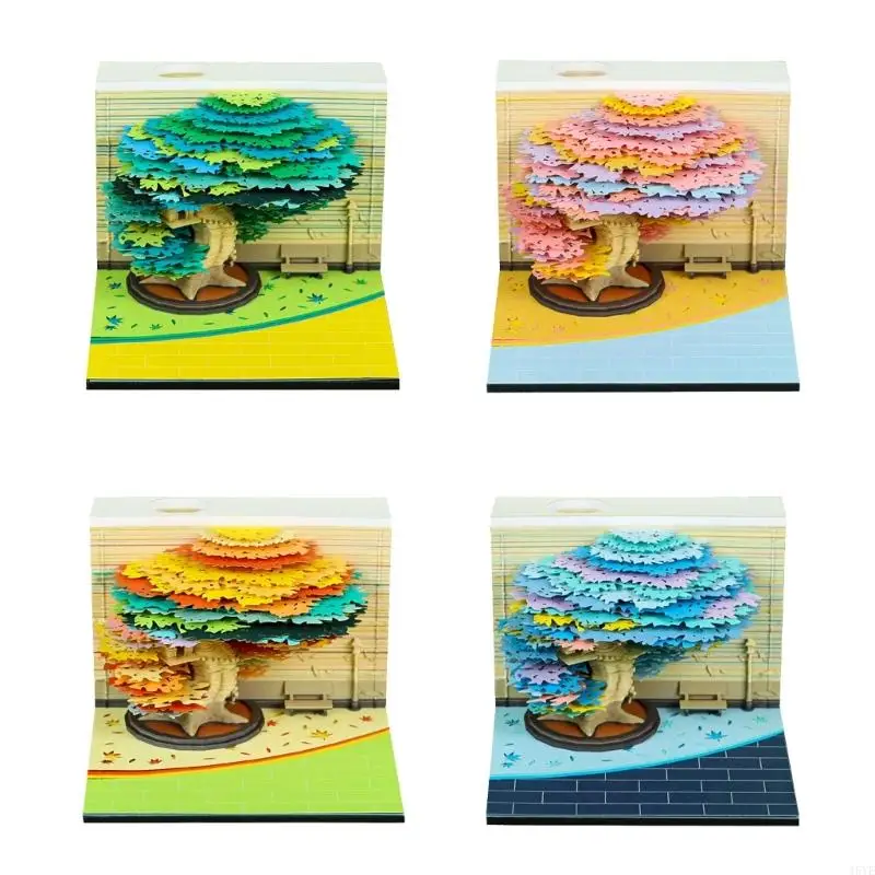 

Weekly Planner With Paper Craft Spring Landscape For Office Organization