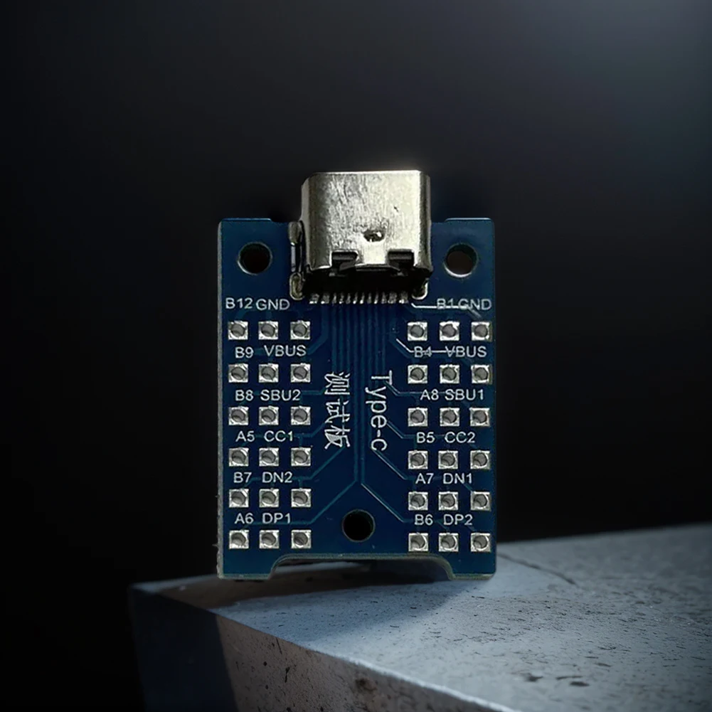 Type-C Breakout Board USB Interface USB Type-C Test Charging Board Type-C USB 3.1 Test PCB Board Adapter Connector