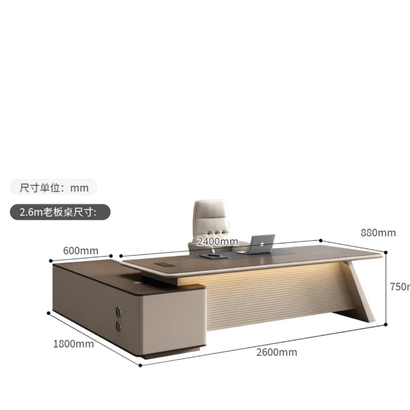 Computer Offices Desk Standing Shape Standing Desk with Bookcase Small Desk with Muebles Comprimidos Office Furniture