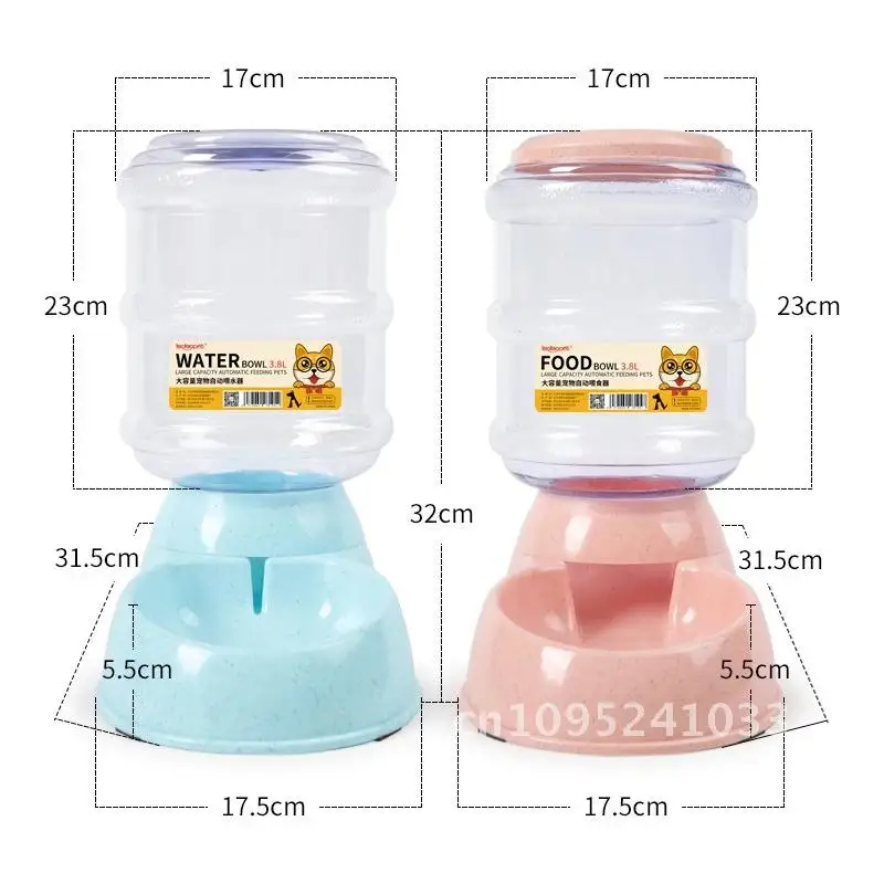 

Cat Automatic Water Feeder Large Capacity Pet Feeder Pet Supplies Feeding Pet Pet Feeding Water Drinking Dispenser Bowl Dog