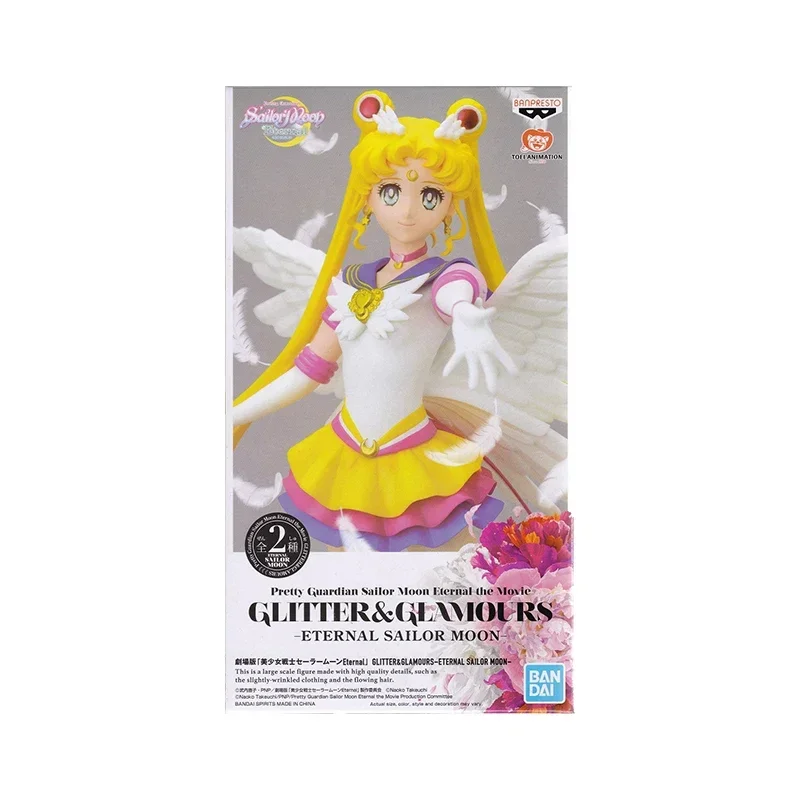 Bandai Sailor Moon Figure Banpresto Glitter Glamours Sailor Moon Anime Figure Genuine Model Action Toy Figure Toys for Children