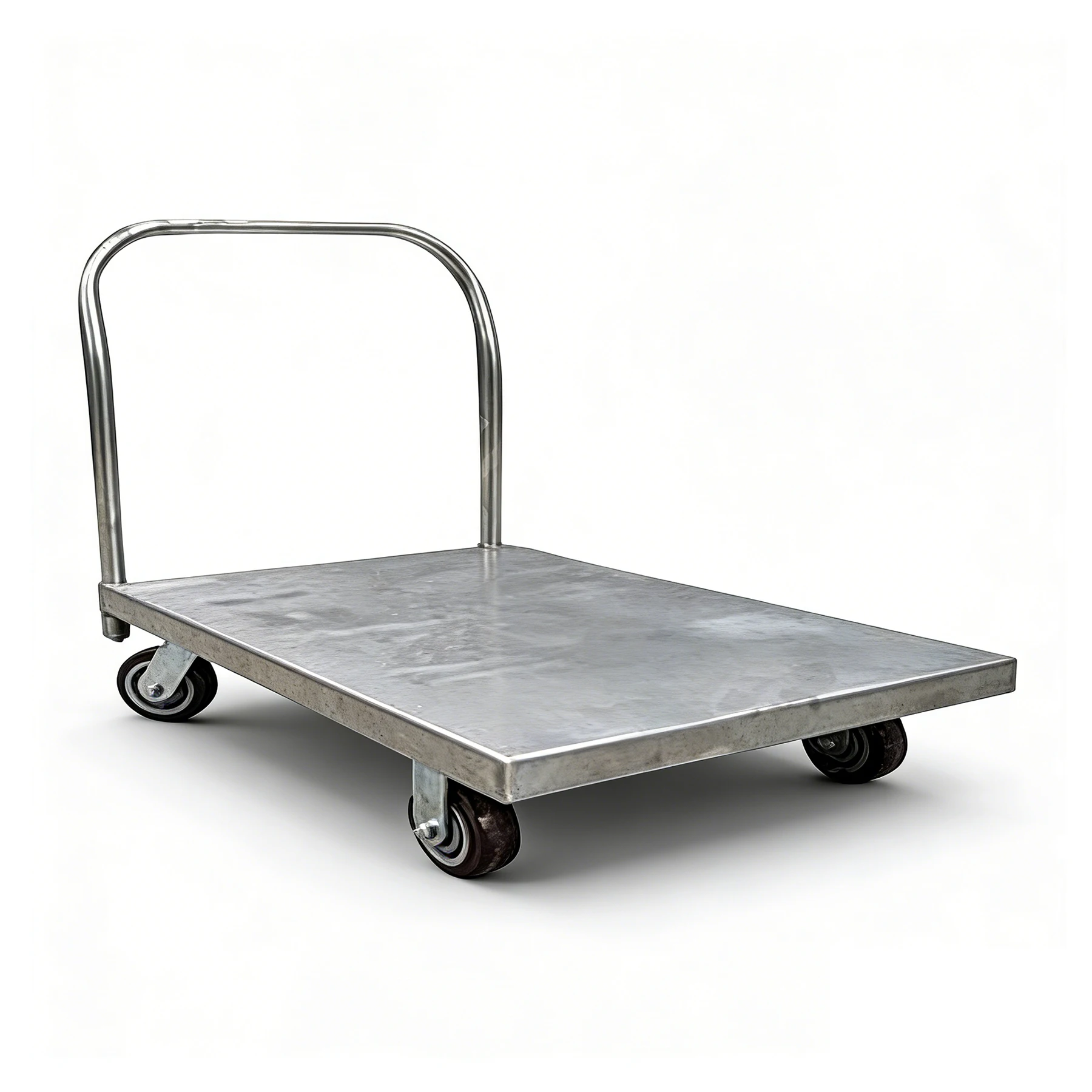 Stainless Steel Flatbed Cart Work Shop Use Customizable Dimensions 10kg 2-Year Warranty Shandong