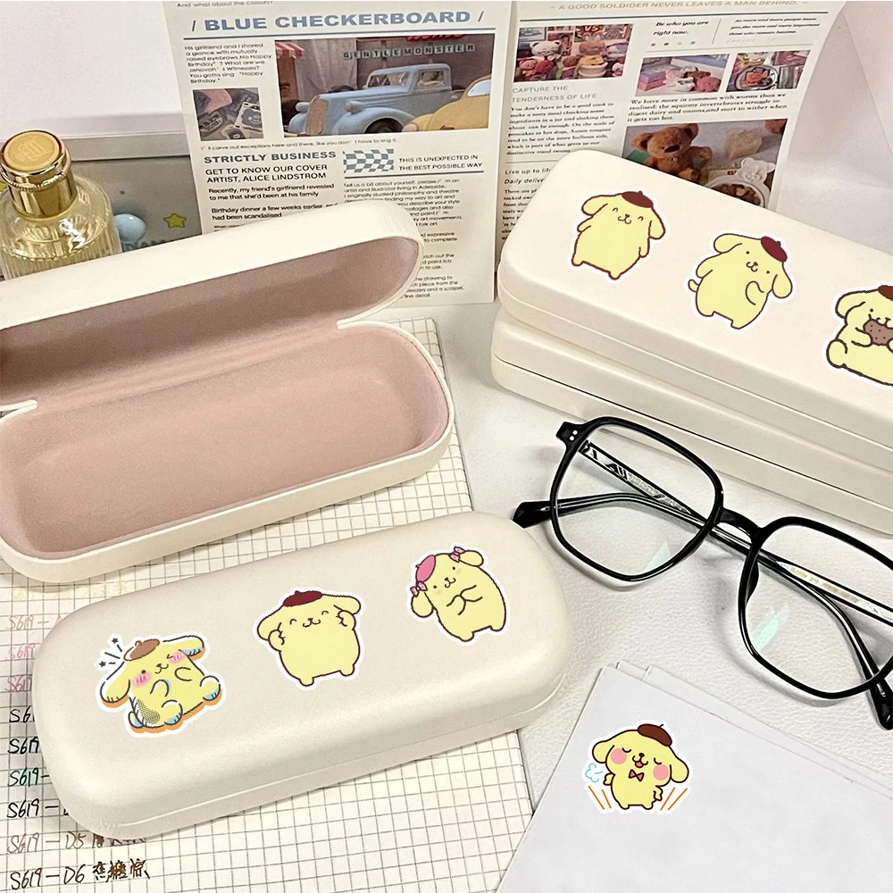 10/30/50PCS Sanrio Kawaii Pompompurin Dog Anime Stickers Decals DIY Phone Laptop Guitar Stationery Kids Cartoon Graffiti Sticker