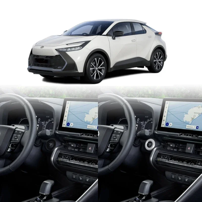 For Toyota CHR C-HR 2024 2025 Car Engine Button Stickers One-Click Start Ring Case Ignition Switch Cover Interior Accessories