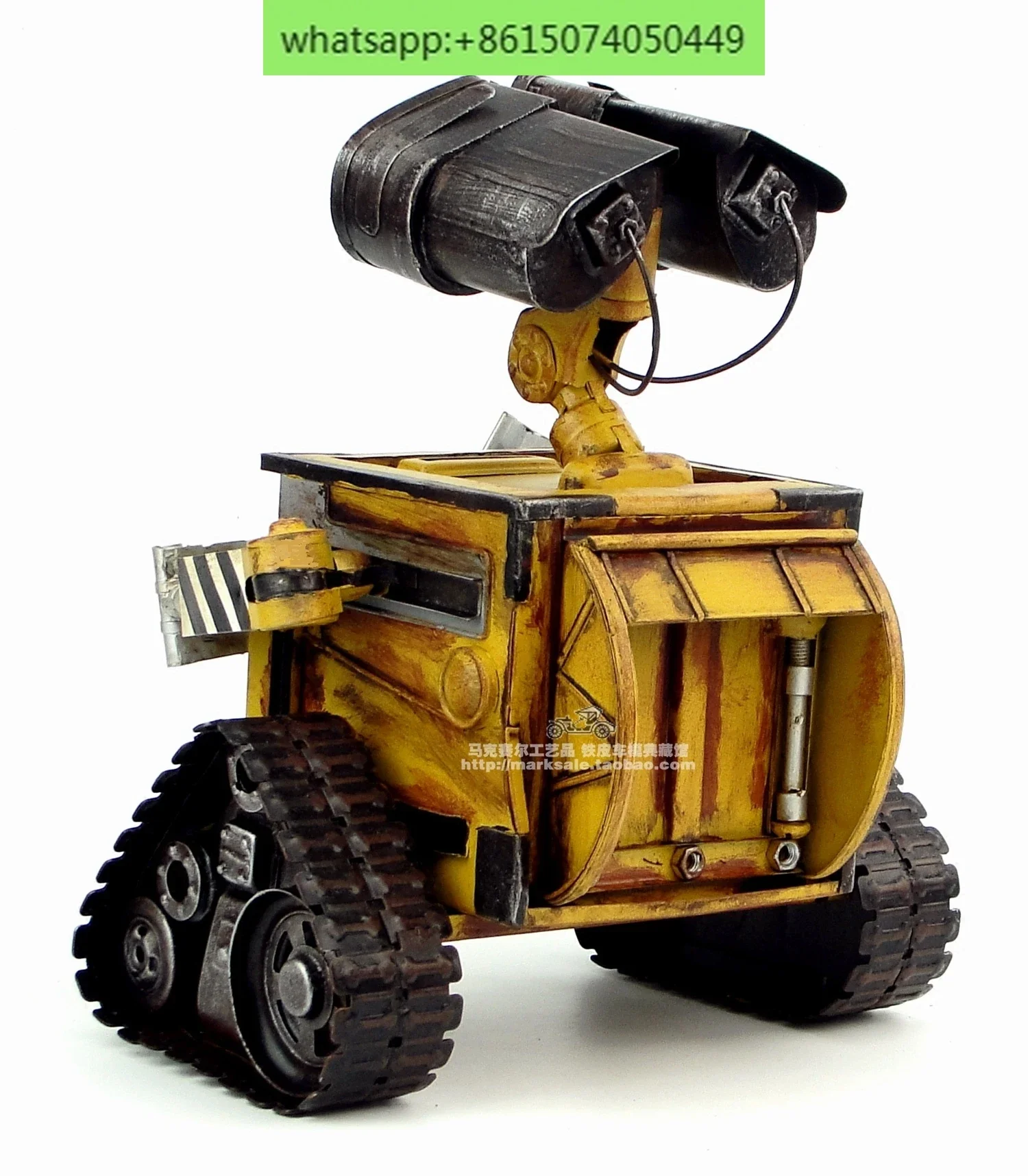 

Robot retro wrought iron model decorative decoration tin creative handicrafts piggy bank gift