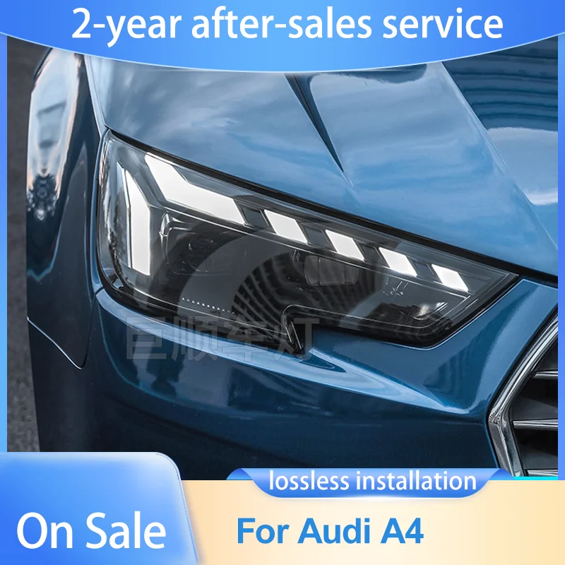 Car Accessories LED Headlight Light For Audi A4 2017-2019 Upgrade to RS Style DRL Front Headlamp Turn Signal Lamp Plug and Play
