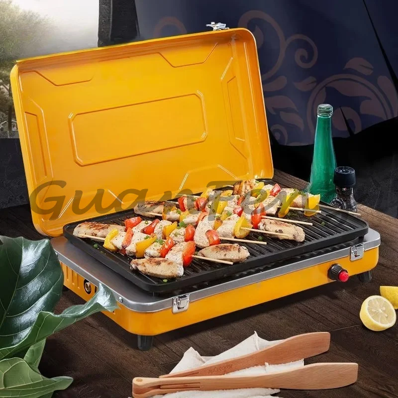 Outdoor Portable Smokeless  Barbecue Grill, Small BBQ Stove for Home Backyard Camping Picnic Party