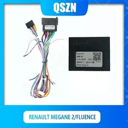 QSZN Car Radio Canbus Box Adaptor LN06.20 For RENAULT MEGANE 2/FLUENCE Power cable Android 2 Din