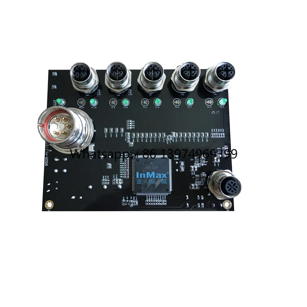 Customization 5 Port M12 X Coded Ports M12 Railway Ethernet Fiber Switch