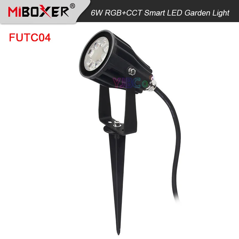 

Miboxer FUTC04 6W RGB+CCT LED Garden Light Waterproof IP66 Dimmable Lawn Lamp 110V~220V Outdoor Lighting 2.4G RF Remote control