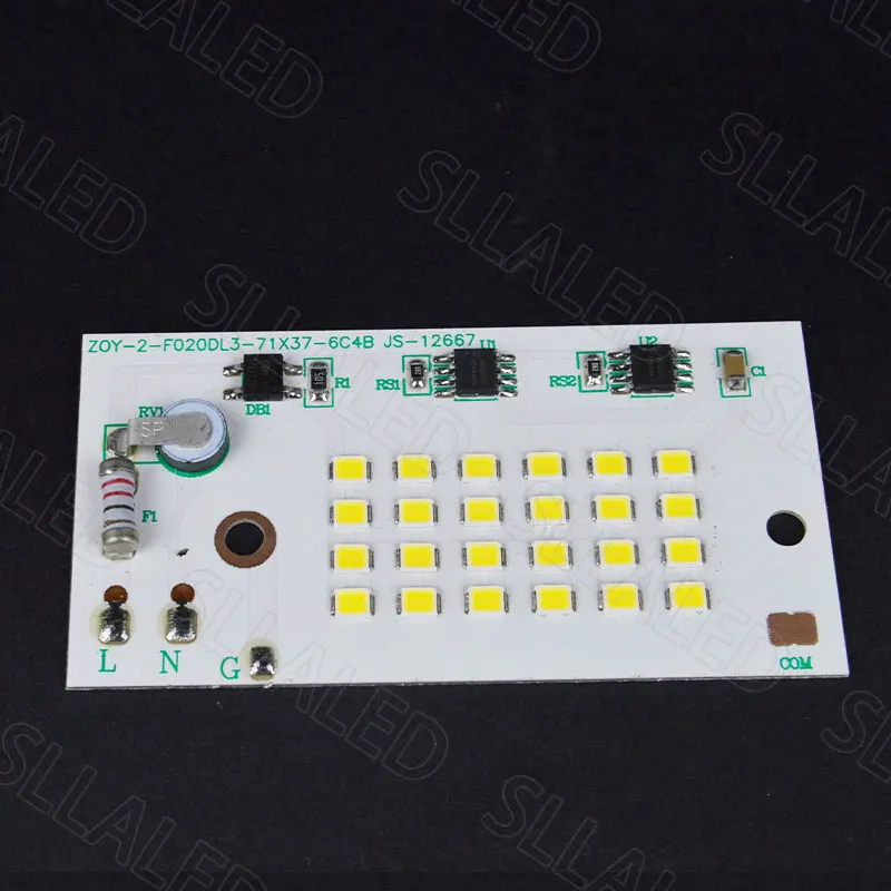 Chip LED de 220V, 100W, 50W, 20W, cuentas sin necesidad de controlador, accesorios de iluminación para proyectores, luces de techo y panel, Chip LED