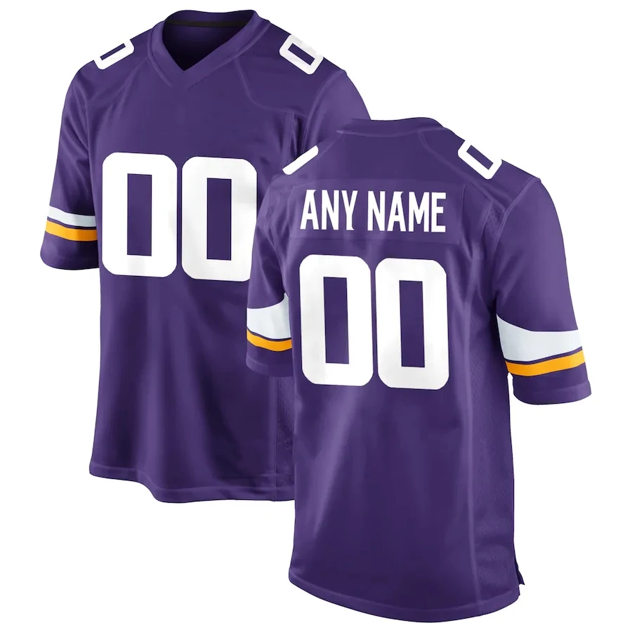 Custom Minnesota Stitched Jersey America Game Footbball Jersey Personalized Any Name Number All US SIze S-3XL