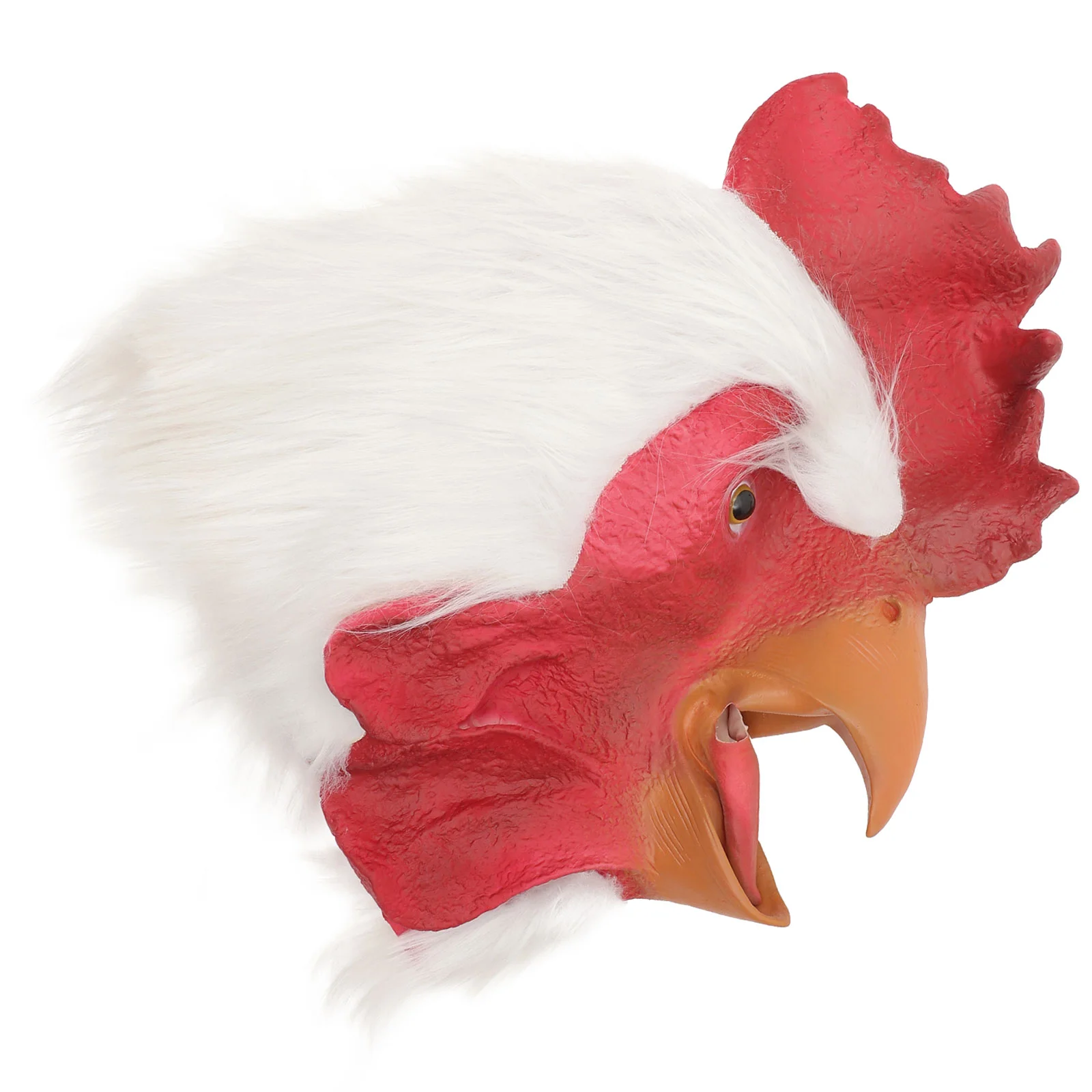 Photo Prop Cosplay Mask for Outdoor Carnival Halloween Decor The Rooster Costumes Animal Style Cock Head Accessory