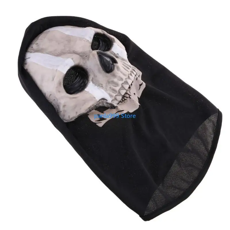 

P0RF Halloween Skull Mask Horror Performances Prop Ornament Supplies for Wedding Birthday Holiday Performances Prop