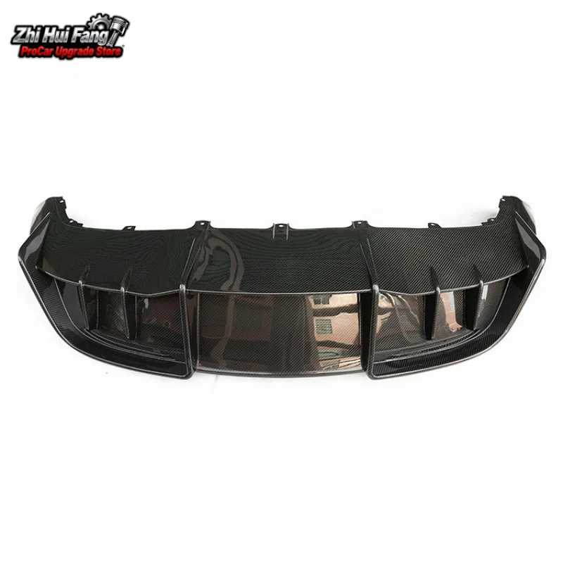 

Подходит для Tesla Model Y Dry Surround, комплект переднего и заднего спойлера из углеродного волокна