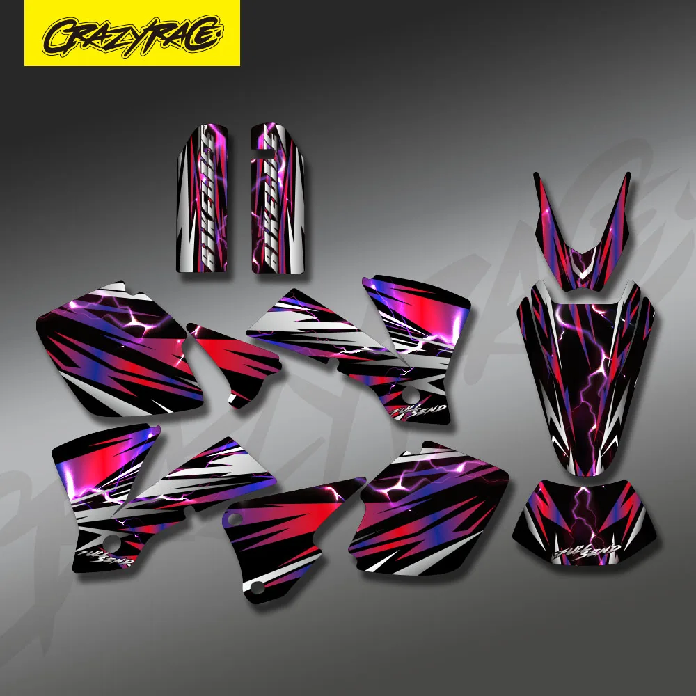 For KTM EXC 125 200 250 300 400 450 525 2003 Motorcycle Decal Sticker Complete Matching Graphic Decal Kit Custom Number Gift