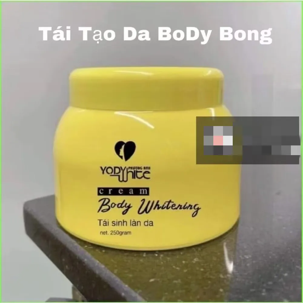 250g Kem body Tái Tạo Da Body Bong Yody White Phương Anh trắng nhanh bright white Kem body bong da tai sinh lan da phuong anh