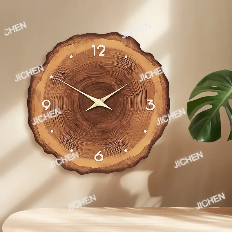 

XHX креативные настенные часы, бесшумные ежегодные настенные часы в форме кольца, модные художественные маятниковые настольные часы для гостиной, украшения дома