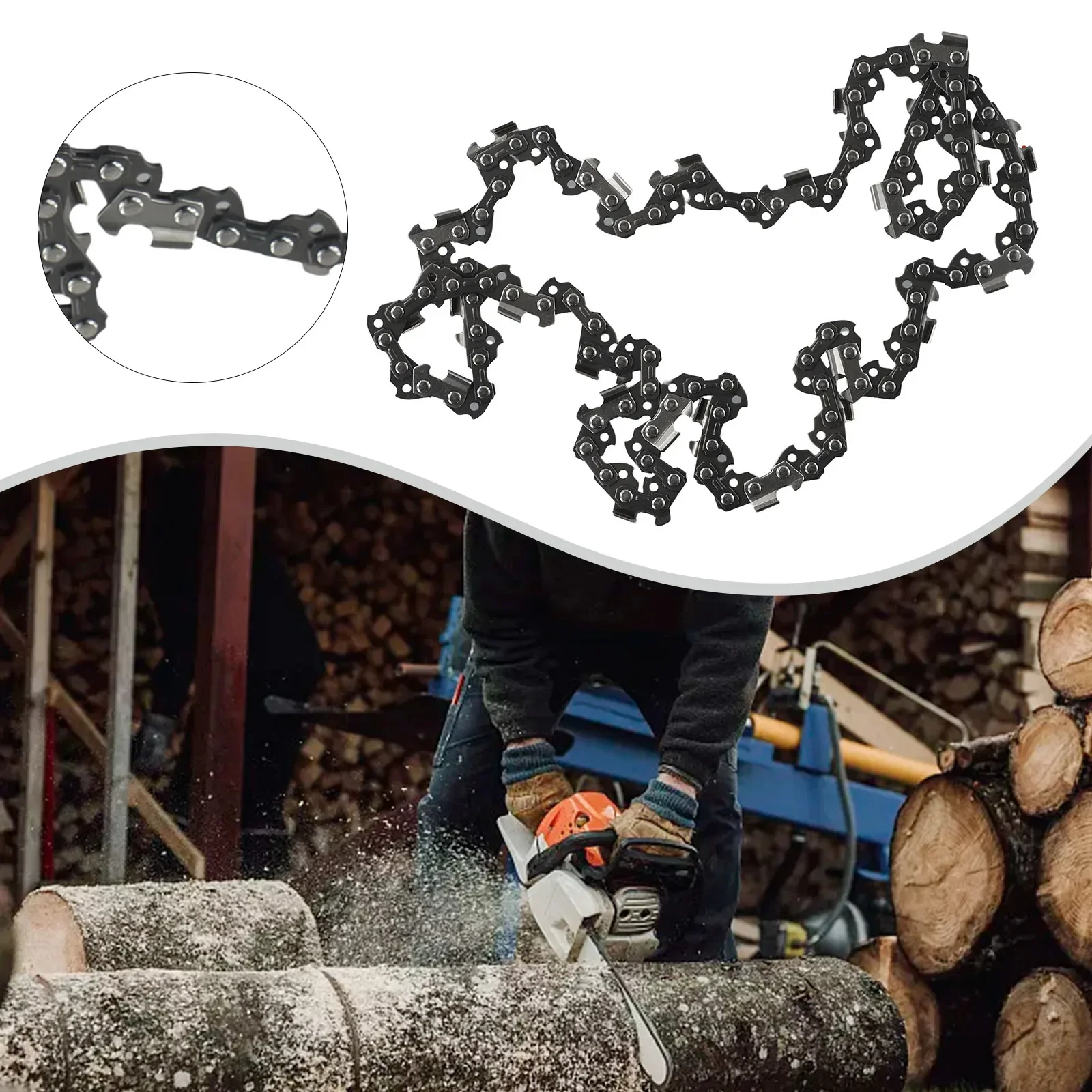 Imagem -06 - Corrente de Motosserra 0.043 50dl 14 Corrente para Stihl Ms170 Ms180 Serra Cd91vs50dl para Peças de Ferramentas Elétricas de Corte de Cinzel Peça