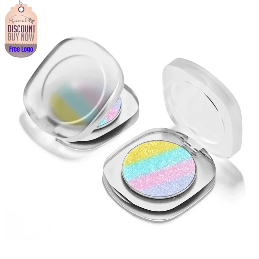 

Custom Chameleon Rainbow Colorful Diamond Eyeshadow Glitter Shiny Long Lasting High Piment Waterproof Eye Shadow Powder Bulk