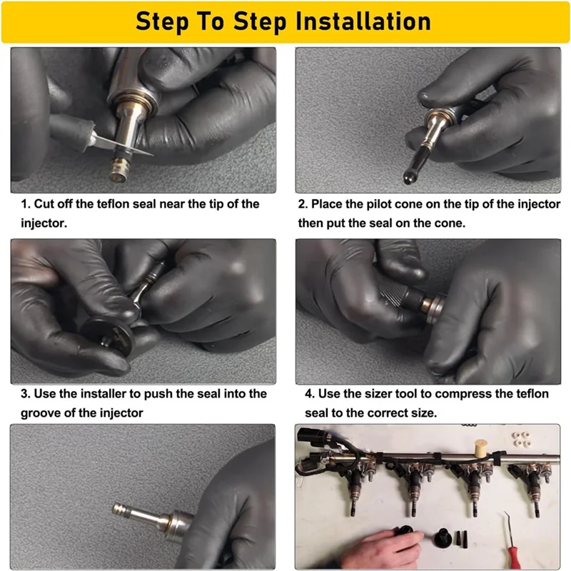AT92-GM245 Fuel Injector Seals Tools EN-49245,EN-51105 Or EN-49248 6706 Fuel Injector Rail Assembly Remover Tool