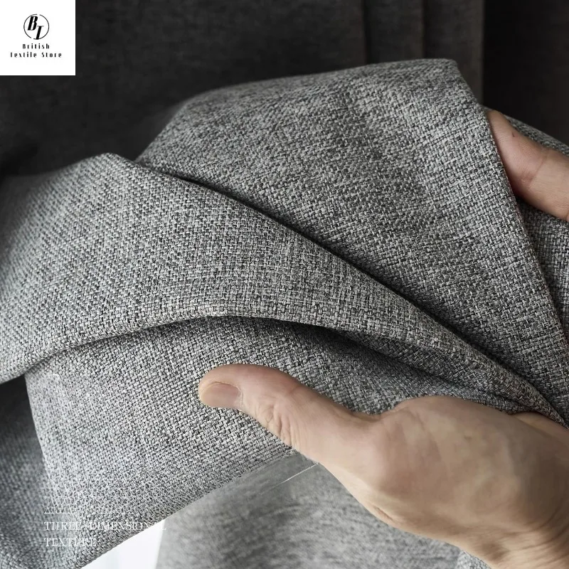 

Custom Size！！Modern Simple Super Soft 100% Fully Shading Prevents Cat Scratching Curtains for Living Dining Room Bedroom Decor