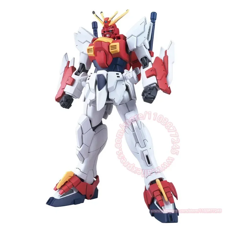 BANDAI BLAZING GUNDAM HG 1/144 Puzzle Assembled Peripheral Model Trendy Figure Desktop Ornament Children's Toy Action Figures