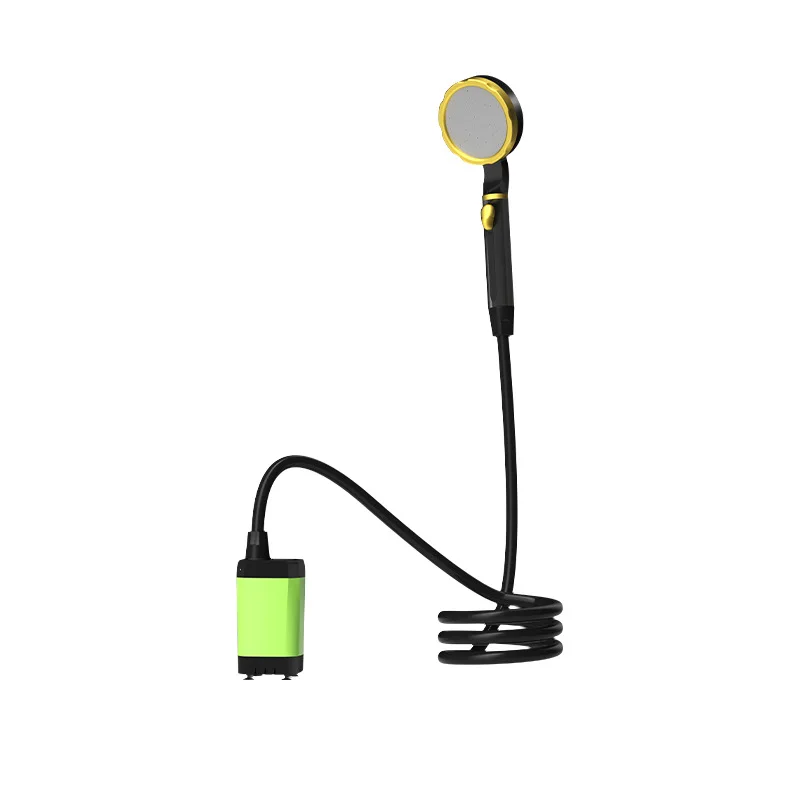 

Outdoor shower Electric shower Bathing artifact Rechargeable shower set Simple camping water bag Battery water pump