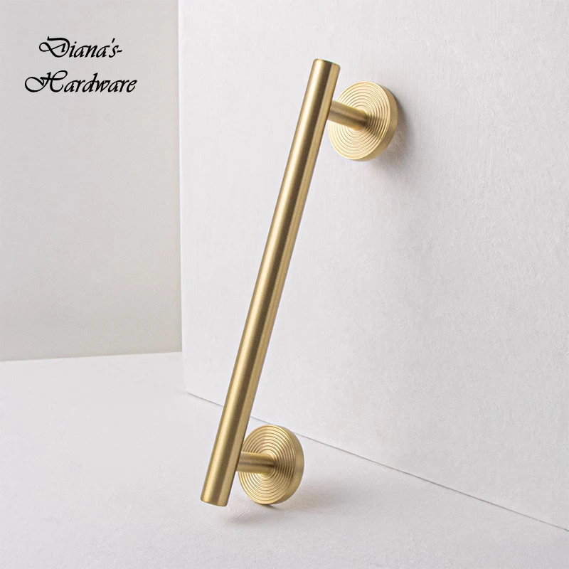 Yiqianyuan Handles For Furniture Light Luxury Style Handle Long Nordic Drawer Wardrobe Door Handle High-end Brass Cabinet Handle