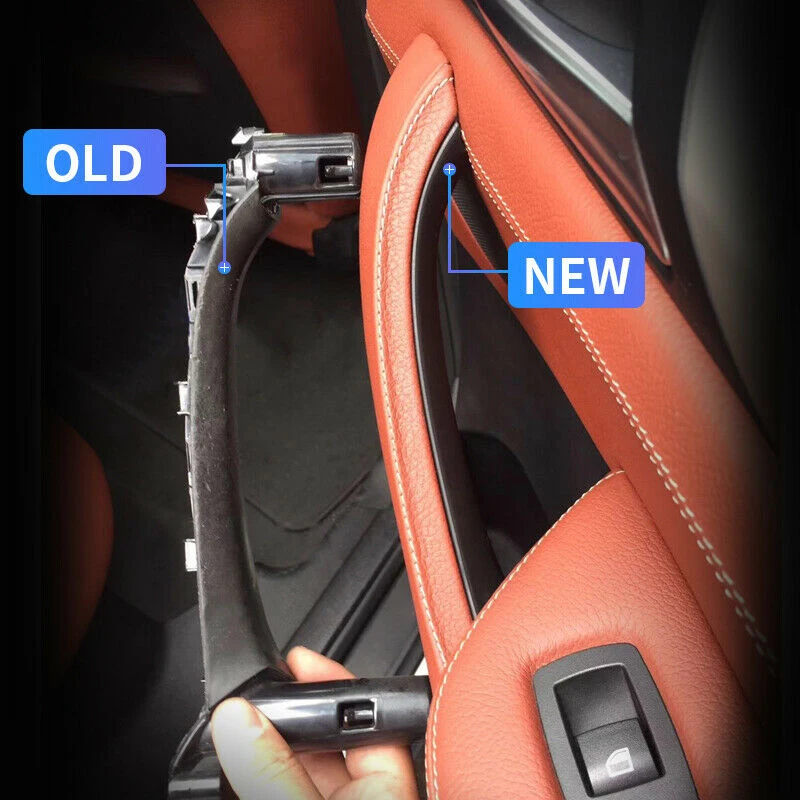 Black Color Passenger Side Car Interior Inner Door Pull Handle Pull Trim For BMW F25 F26 X3 X4 2011-2017