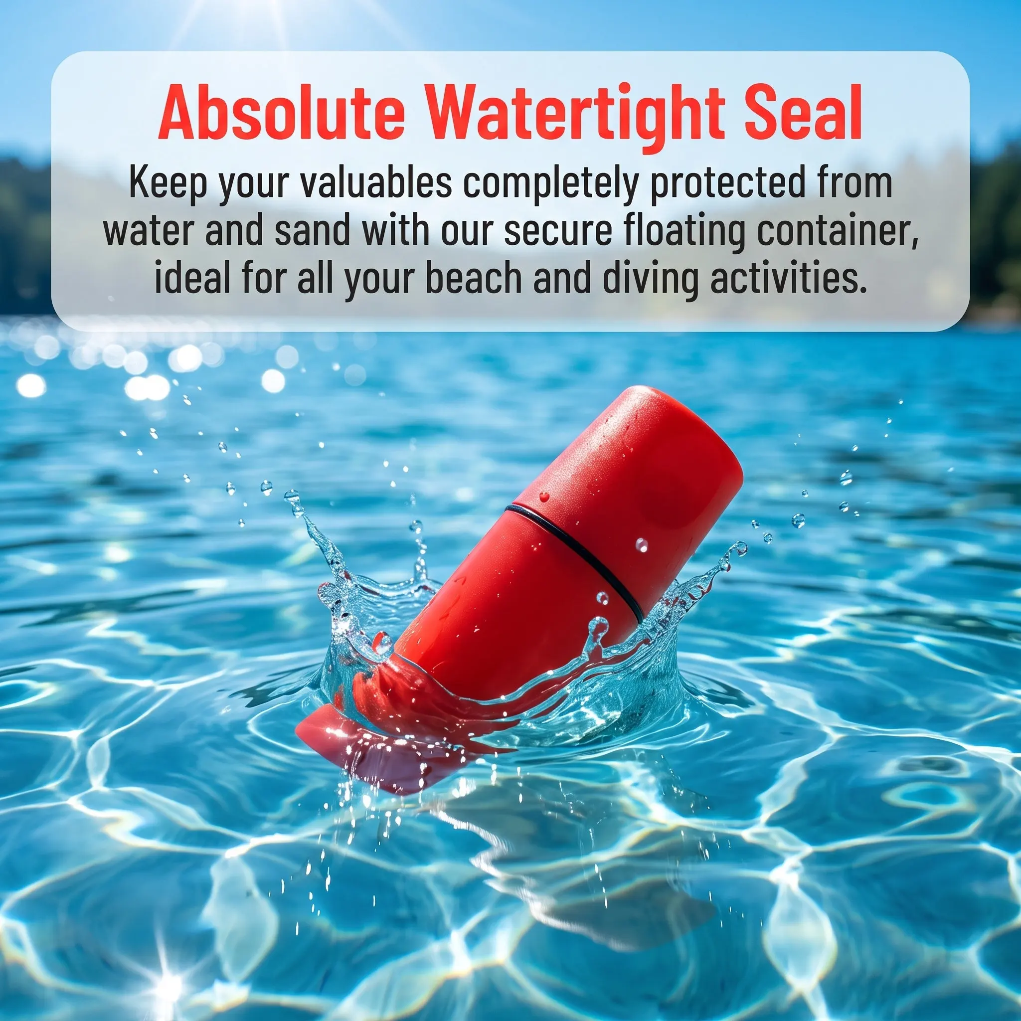 2Pcs Marine Dry Box Waterproof Cylindrical Storage Container for Boating Snorkeling Kayaking Beach Activities Compact Watertight
