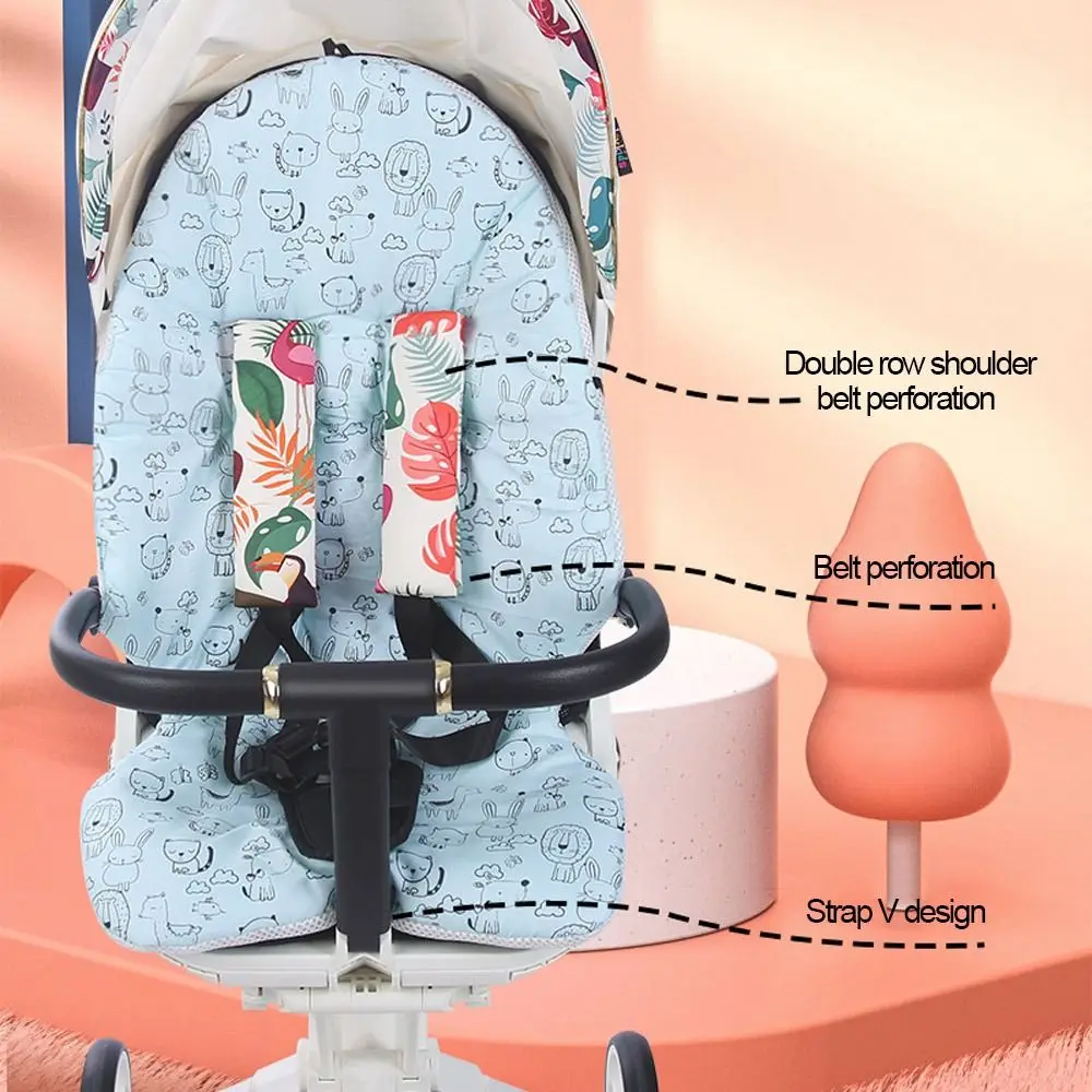 Warm Cushion Stroller Accessories Pad Stroller Cushion Highchair Cushion Pad Baby Stroller Mat Feeding Chair Cushion Pad Mat