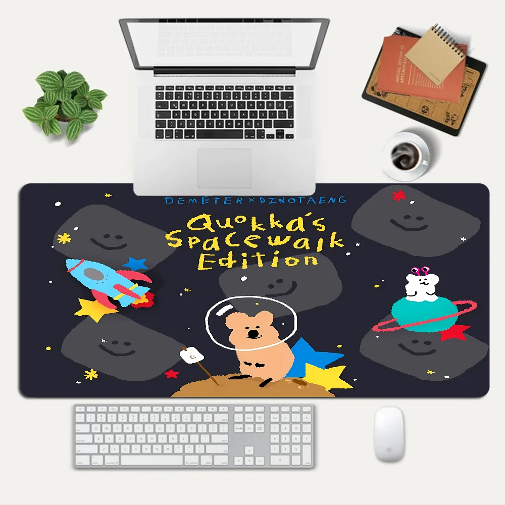 Cute D-Dinotaeng KawaiI Mousepad Custom Skin Desktop Desk Mat Kawaii accessori da gioco studenti blocco di scrittura per PC Computer