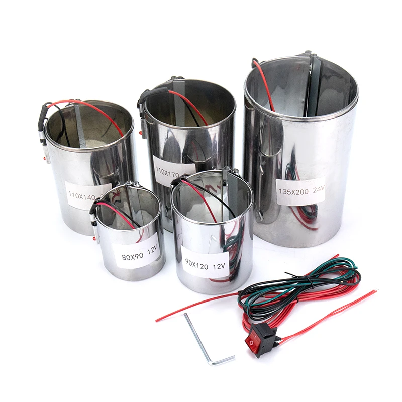 

Универсальный 12 В 24 В регулируемый 120 Вт электрический нагревательный кольцевой нагреватель для автомобиля, грузовика, дизельного автомобиля, зимний дизельный фильтр, предварительный нагреватель