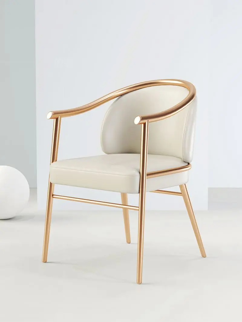 Chaise de salle à manger de luxe légère italienne, moderne et minimaliste, pour Restaurant, Europe du nord, maison, hôtel, modèle de tabouret de chambre