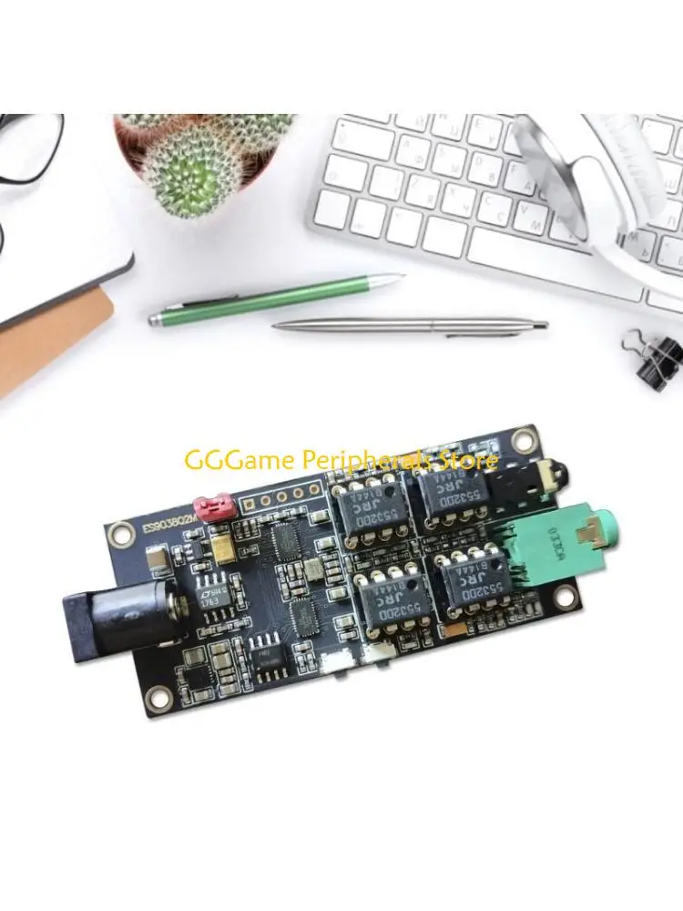 

U55B Двойная плата декодирования ES9038Q2M Плата ввода I2S Передовая технология для DIY