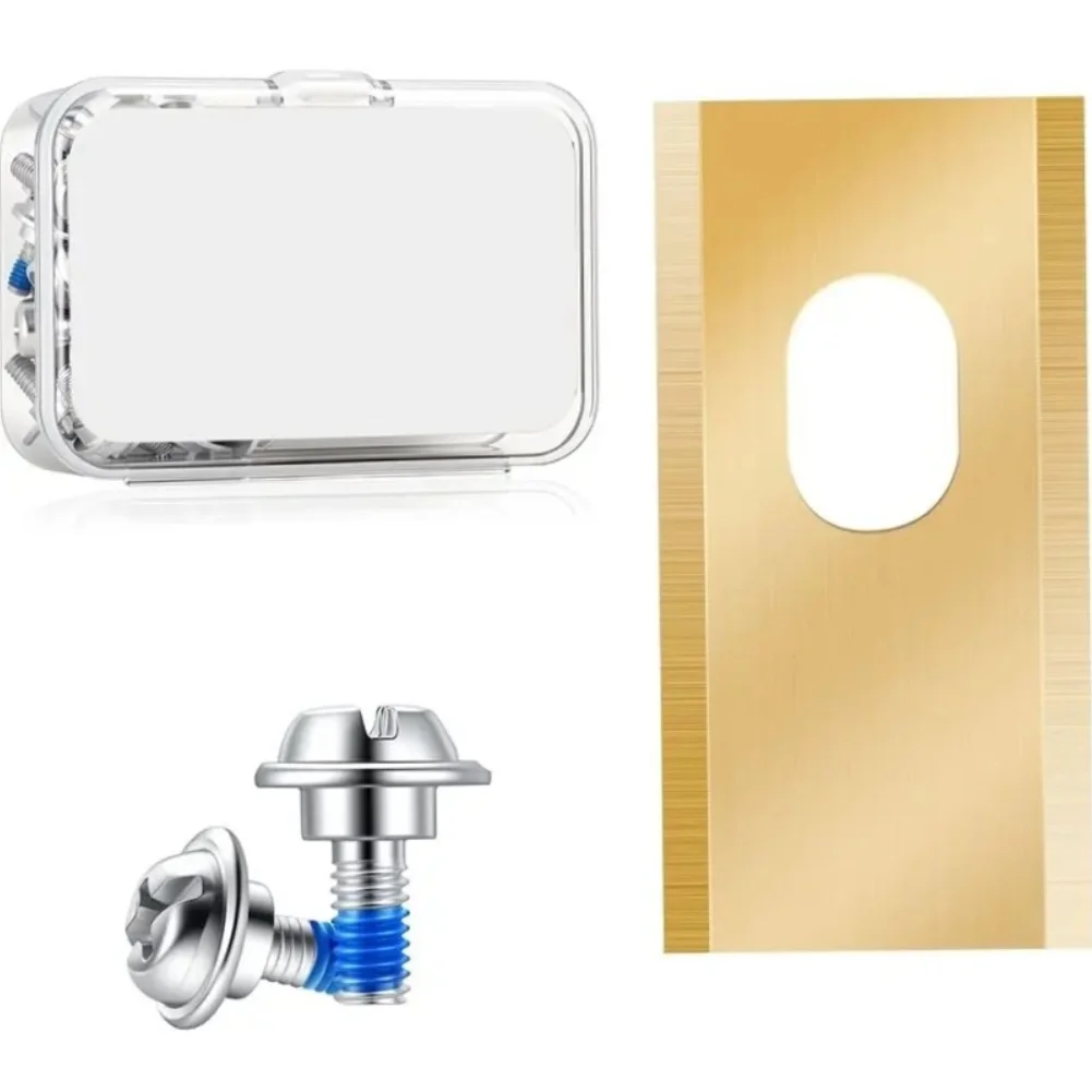 For Titanium Coated Stainless Steel For Blades for MOVA 600 1000 and For DREAME A1 Robotic Mowers 36 Pcs with Screws