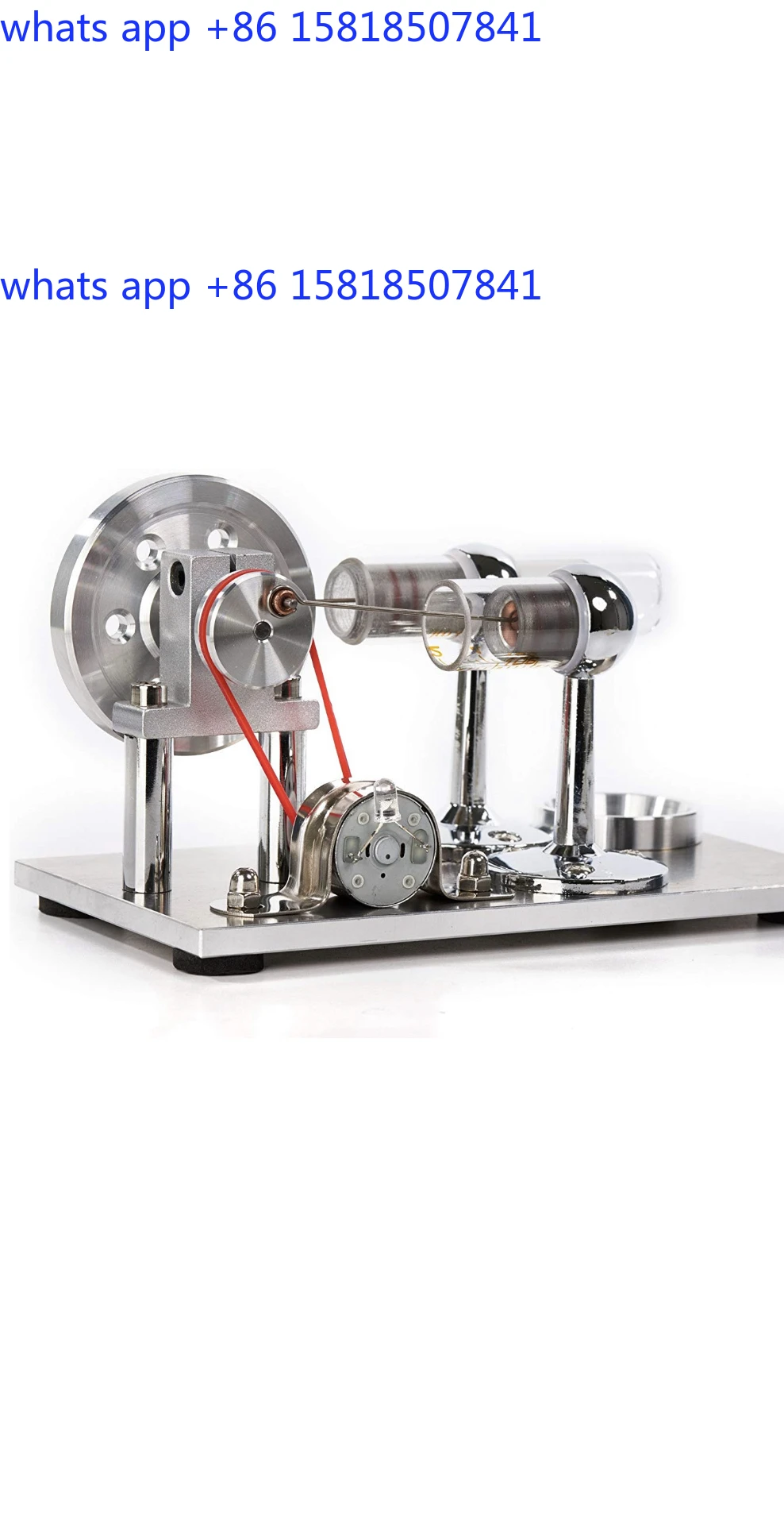 Engine, external combustion engine, physics toy, steam engine hobby