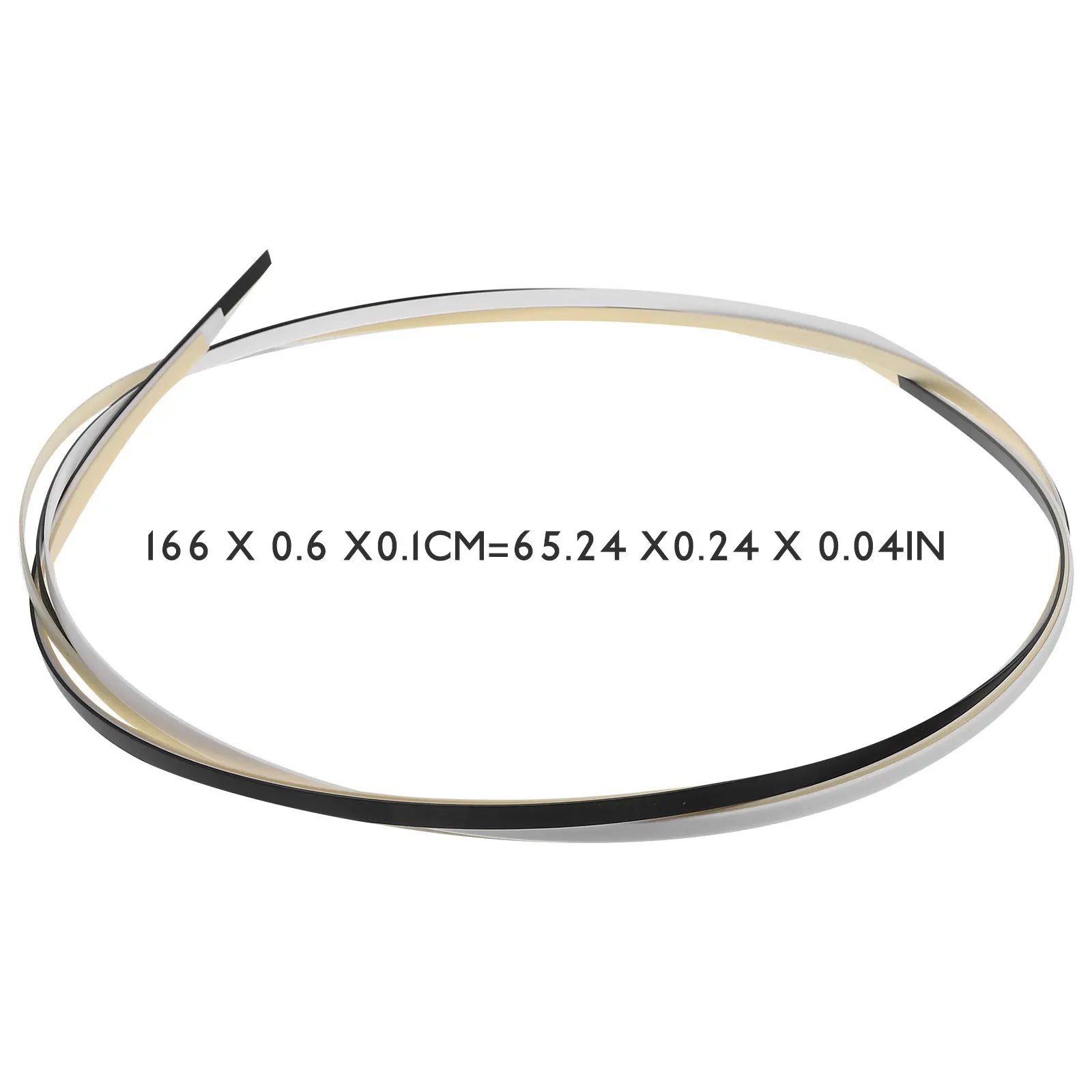 3Pcs Premium Guitar Binding Strips ABS Purfling Edge Trim for Acoustic Electric Classical Guitars Luthier Repair Decoration
