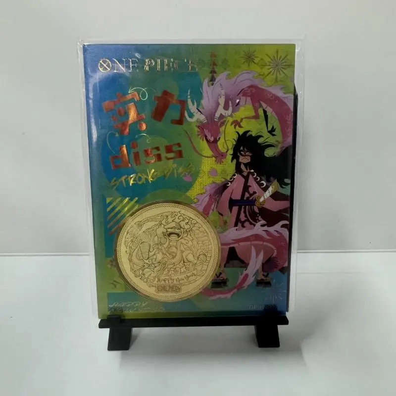 Kabago ONE PIECE LN Gold Coin Card Monkey D. Luffy Roronoa Zoro Nico Robin FRANKY Sanji boy Toy collection Birthday gifts