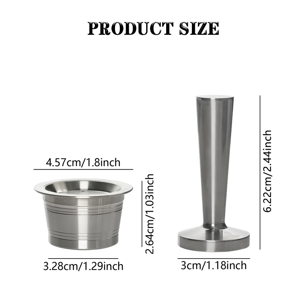 Refillable Coffee Capsule In Stainless Steel Reusable Pods Compatible With K-fee Verismo Starbucks Verismo ALDI Expresso Capsule