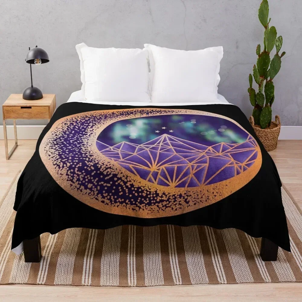 

gold night court insignia Throw Blanket Decorative Beds Flannels Blankets For Bed Stuffeds Blankets