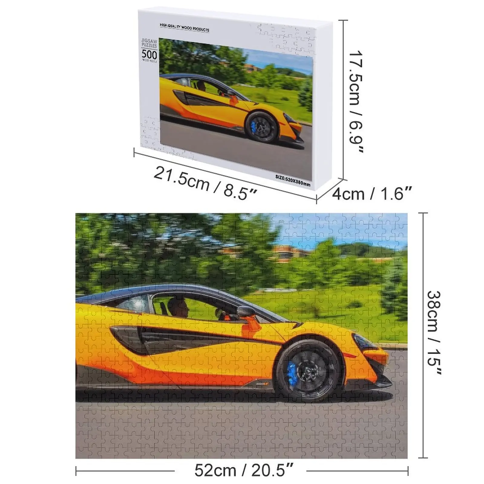 600LT بازل قطع شخصية أنيمي الخشب اسم لغز
