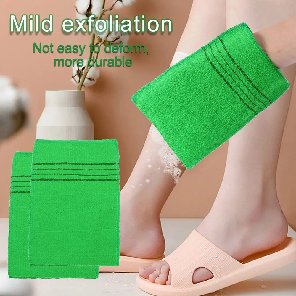 Smooth Skin Massage Body Rub Cleaner Viscose Fiber Washcloth Bath Glove Shower Scrubber Exfoliating Bath Towel