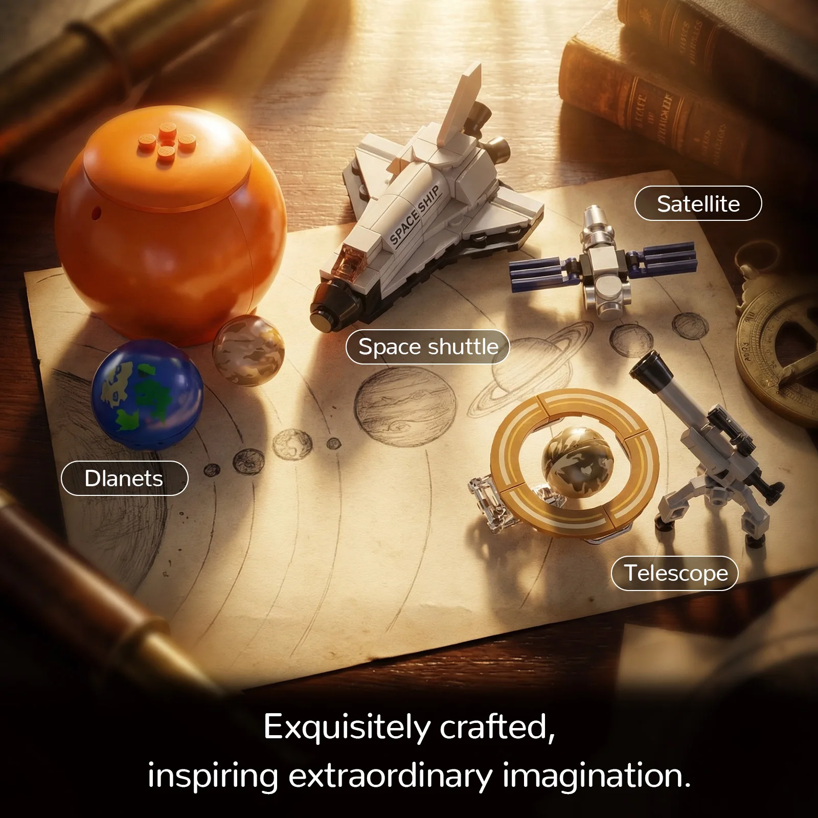 หนังสือจักรวาล ชุดตัวต่อการเดิ - Solar System Model บทวิจารณ์และราคา